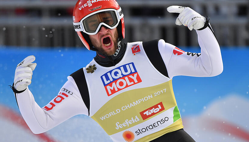 Hat seine Karriere im März beendet, ist aber als Skisprung-Experte für Eurosport wieder an der Schanze: Markus Eisenbichler. Hat seine Karriere im März beendet, ist aber als Skisprung-Experte für Eurosport wieder an der Schanze: Markus Eisenbichler.