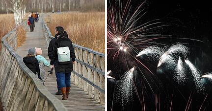 An Silvester soll sich der Sturm in Baden-Württemberg wieder legen. Der Himmel könnte bewölkt bleiben.