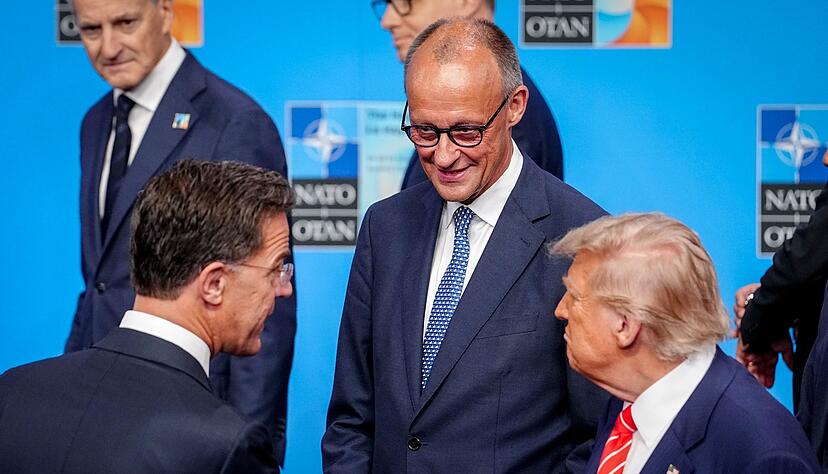 Mark Rutte versteht sich mit US-Präsident Donald Trump, aber auch mit Kanzler Friedrich Merz. (Archivbild) Mark Rutte versteht sich mit US-Präsident Donald Trump, aber auch mit Kanzler Friedrich Merz. (Archivbild)
