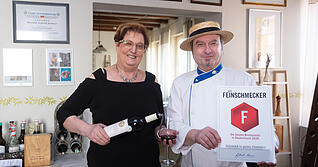 Gehobene s&uuml;dfranz&ouml;sische K&uuml;che in famili&auml;rer Atmosph&auml;re &ndash; das Konzept von Beate und Dominique Champroux wurde wieder vom Feinschmecker ausgezeichnet.
Foto: Mario Berger