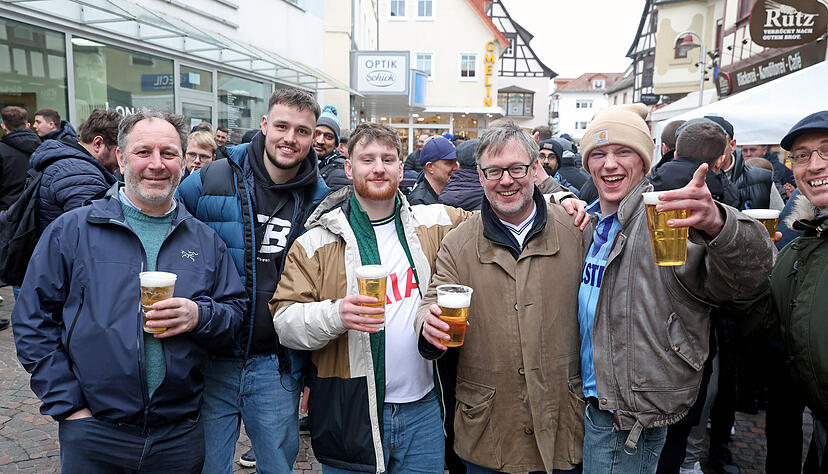 Die Stimmung in Sinsheim ist gut.