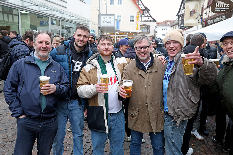 Die Stimmung in Sinsheim ist gut.