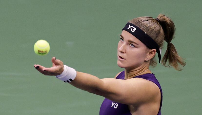 Die Tschechin Karolina Muchova war im Viertelfinale angeschlagen.
