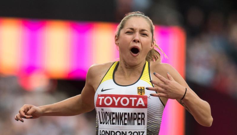 Gina L&uuml;ckenkemper rannte die 100 Meter in 10,95 Sekunden. Foto: dpa