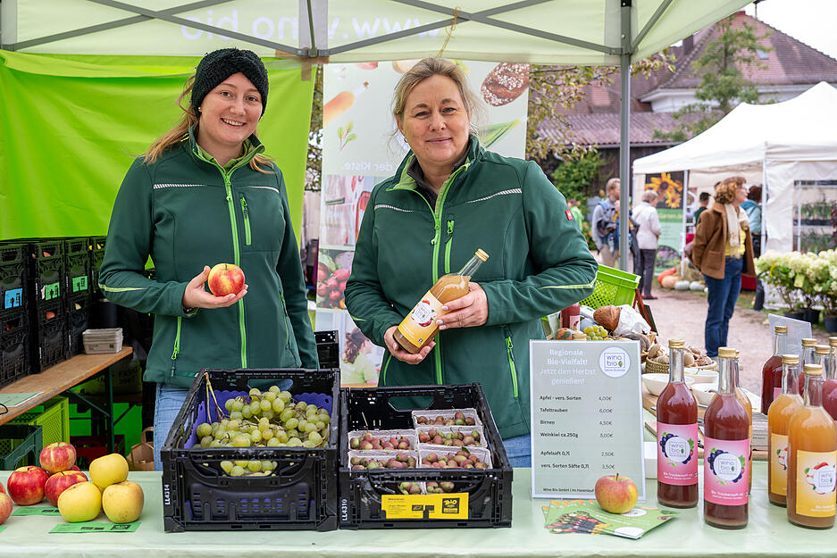 Der Herbstmarkt ist ein Bauernmarkt im Botanischen Obstgarten in Heilbronn.