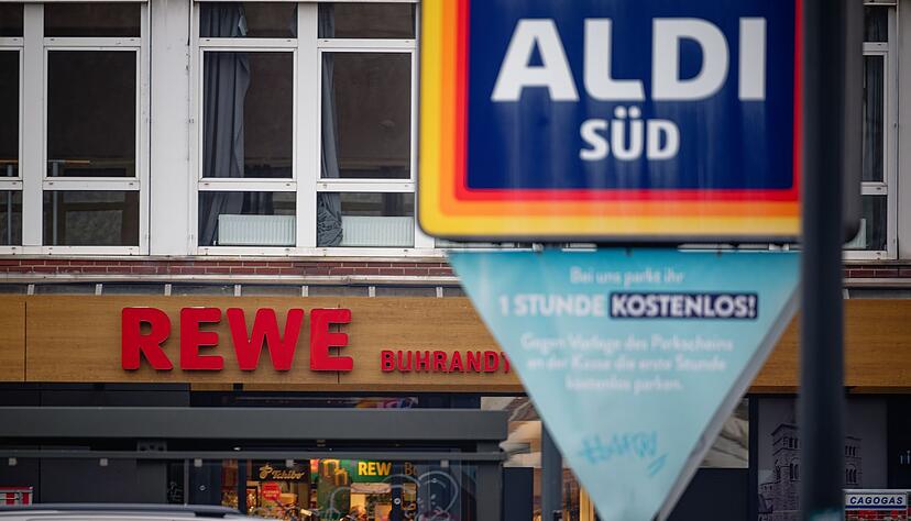 Vielerorts liegen die Filialen von Superm&auml;rkten und Discountern dicht beisammen.