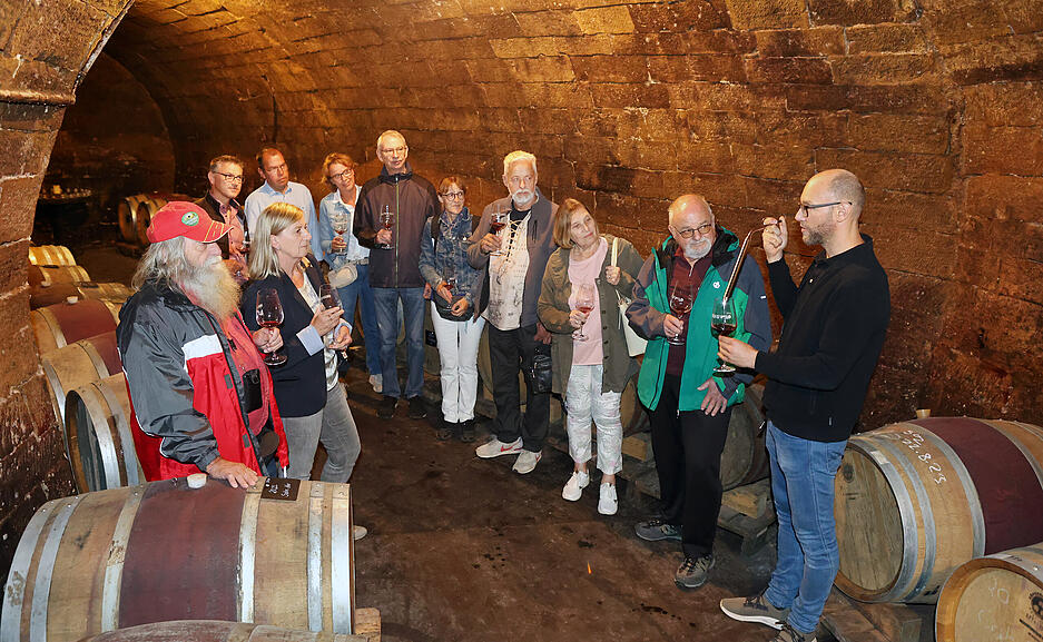 Lesersommer Weingut Hirsch Leingarten mit Weinprobe