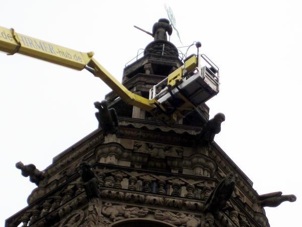 Hubsteiger am Kiliansturm | 16.05.