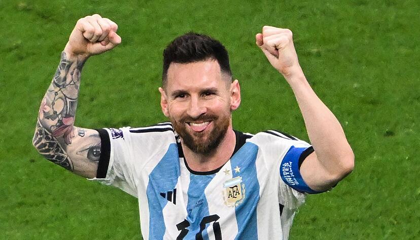 Endlich Weltmeister: Argentiniens Superstar Lionel Messi.