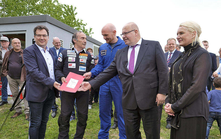 Spatenstich für die Alexander-Gerst-Sternwarte