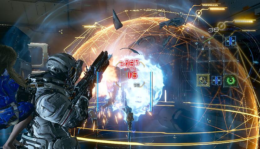 Hugh hat nur eine Waffe, die sich wieder aufl&auml;dt. Alle anderen zerbrechen nach dem Gebrauch und ihr Einsatz sollte sorgf&auml;ltig abgewogen werden.