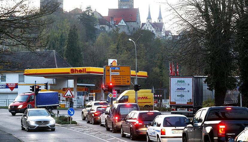 Stausituation Bad Wimpfen Stausituation Bad Wimpfen