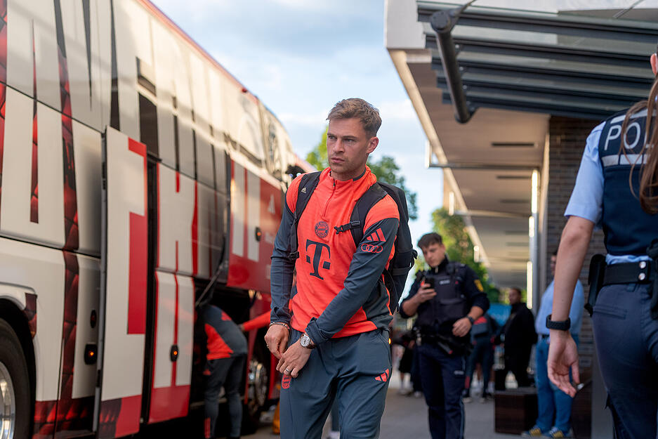 Ankunft der Stars des FC Bayern München in Neckarsulm. Ankunft der Stars des FC Bayern München in Neckarsulm.