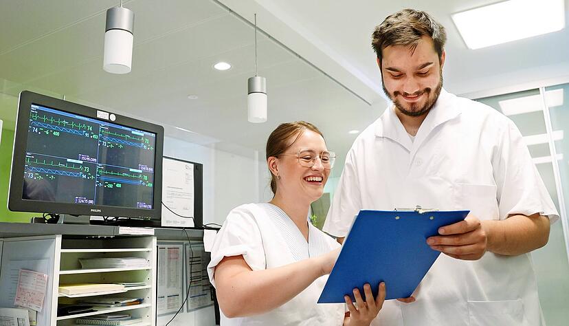 Auf Ausbildung wird am Klinikum Crailsheim viel Wert gelegt. Doch wie steht es um das Personal, wenn die Kliniken im Kreis Hall einen privaten Tr&auml;ger bekommen sollten?
Foto: Ufuk Arslan