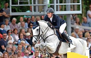 Große Kulisse, großer Sport: Bei den deutschen Meisterschaften kürzlich in Balve sind der Ilsfelder Sven Schlüsselburg und Bud Spencer auf Platz fünf gelandet, haben knapp eine Medaille verpasst. Jetzt steht das Heimturnier an.
Foto: imago images/DeFodi