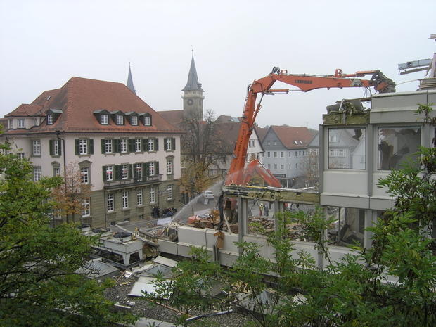 Sparkassen-Abriss Öhringen Sparkassen-Abriss Öhringen