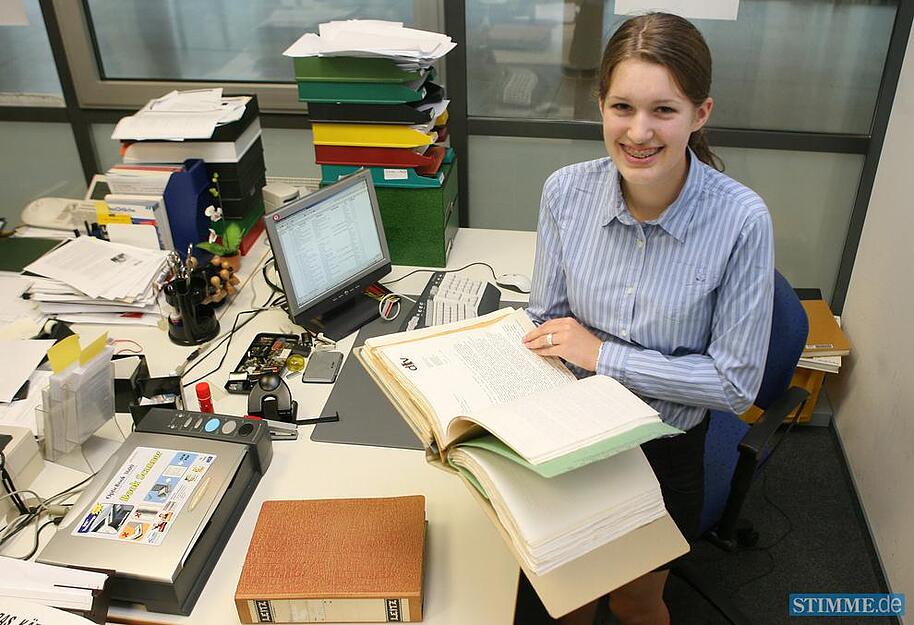 2007: Sabine Oechsner ist ehrenamtliche Helferin im Kleist-Archiv.