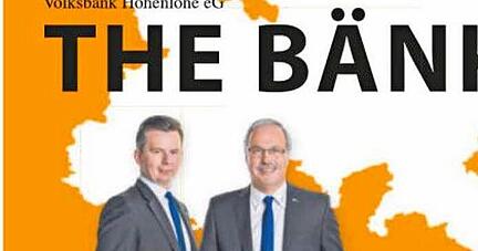 Einfach "die Bank" schlechthin: Kreative K&ouml;pfe in der Social-Media-Abteilung der hiesigen Volksbank haben nun diese Abwandlung erdacht. 
Foto: Christian Nick