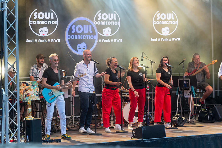 Live-Musik rundete das Programm des Heilbronner Lichterfests am Samstag ab. Live-Musik rundete das Programm des Heilbronner Lichterfests am Samstag ab.