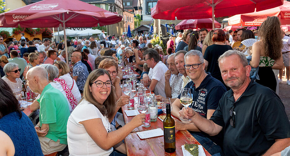 Das Fest steht wie gewohnt unter dem Motto „Arbeit, Wein, Gesang“.