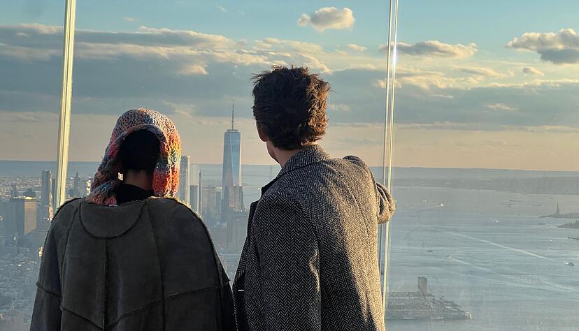 Blick auf Downtown Manhattan. Blick auf Downtown Manhattan.