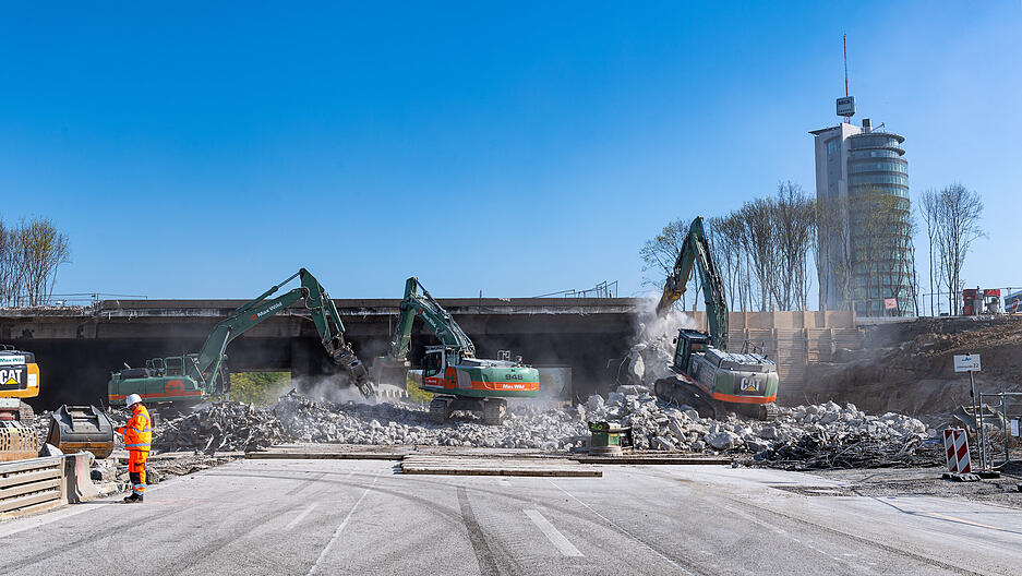 Br&uuml;ckenabriss A6/B27