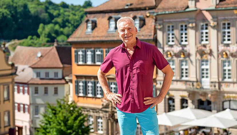 Ist im Kultmusical "Der kleine Horrorladen" auf der Großen Treppe zu erleben: der Schauspieler und Sänger Andreas Zaron aus Möckmühl.
Foto: Christiana Kunz Ist im Kultmusical "Der kleine Horrorladen" auf der Großen Treppe zu erleben: der Schauspieler und Sänger Andreas Zaron aus Möckmühl.
Foto: Christiana Kunz