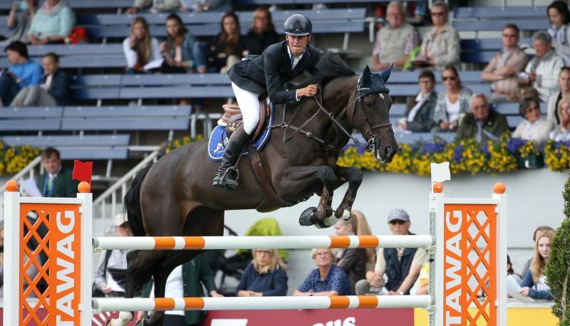 Der deutsche Springreiter Marcel Marschall siegt beim Championat von München.