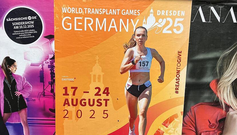 Die Zweiflinger Leichtathletin Bera Wierhake ist eines der Gesichter bei den  Weltspielen der Transplantierten in Dresden.