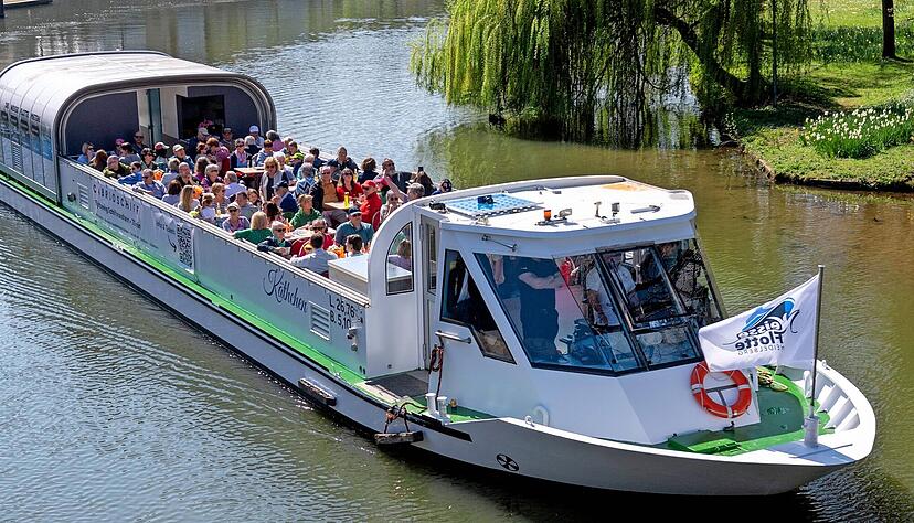 Das Ausflugsschiff MS Käthchen wird in Heilbronn gut angenommen Das Ausflugsschiff MS Käthchen wird in Heilbronn gut angenommen