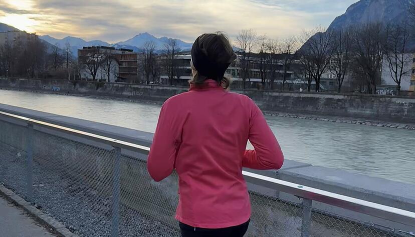 Besser laufen, diesmal in Innsbruck mit Blick auf die Berge