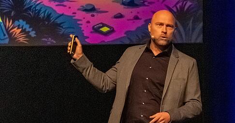 Der Informatiker und KI-Architekt Sascha Sambale aus Bretzfeld ist auch als Keynote-Redner gefragt. Der Informatiker und KI-Architekt Sascha Sambale aus Bretzfeld ist auch als Keynote-Redner gefragt.