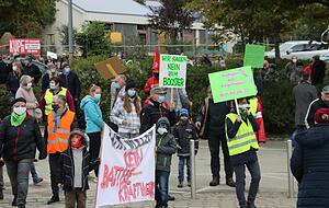 Protest gegen den Netzbooster
