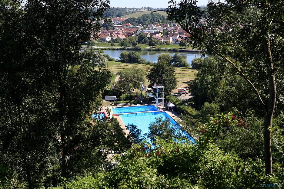 Die Freibadclique, Filmdreharbeiten im Freibad Bad Wimpfen