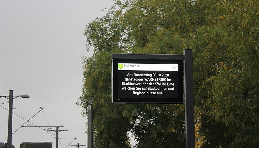 Viele Buslinien werden an diesem Donnerstag nicht bedient. Foto: Paul Hussi