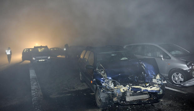 Zwei Tote bei Massenkarambolage nahe Freiburg