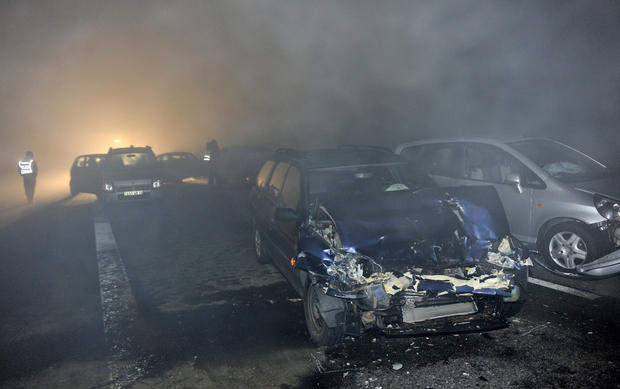 Zwei Tote bei Massenkarambolage nahe Freiburg
