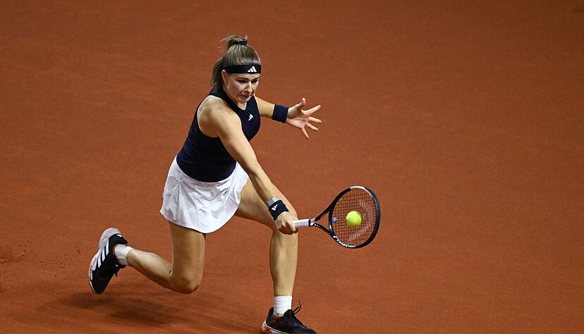 Die Tschechin Karolina Muchova spielt in Stuttgart um den Titel.