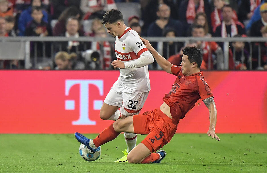 Der VfB Stuttgart spielte am siebten Spieltag beim FC Bayern München.