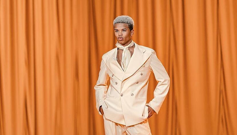 Obwohl ihm das Laufen auf dem Catwalk Spa&szlig; macht, sieht Jayden Lack seine St&auml;rken eher beim Fotoshooting.