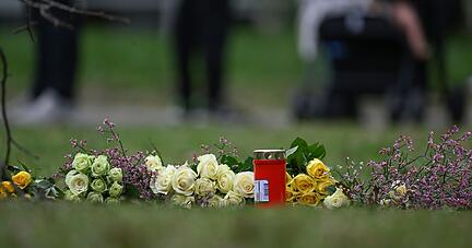 Gedenken an die getötete Siebenjährige.
