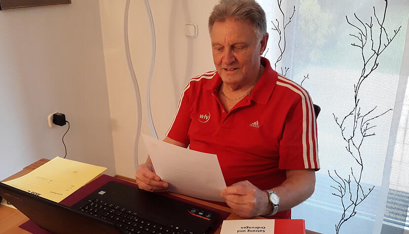 Klaus Gunzer (72) aus Leingarten ist Rentner und im Sportgericht engagiert. Foto: privat