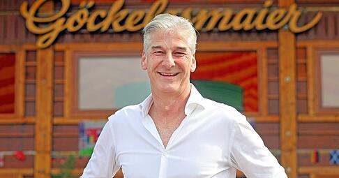 Karl Maier, Gesch&auml;ftsf&uuml;hrer von G&ouml;ckelesmaier auf dem Volksfest Heilbronn. Beim Stuttgarter Fr&uuml;hlingsfest ist G&ouml;ckelesmaier mit einem gr&ouml;&szlig;eren Zelt vertreten.