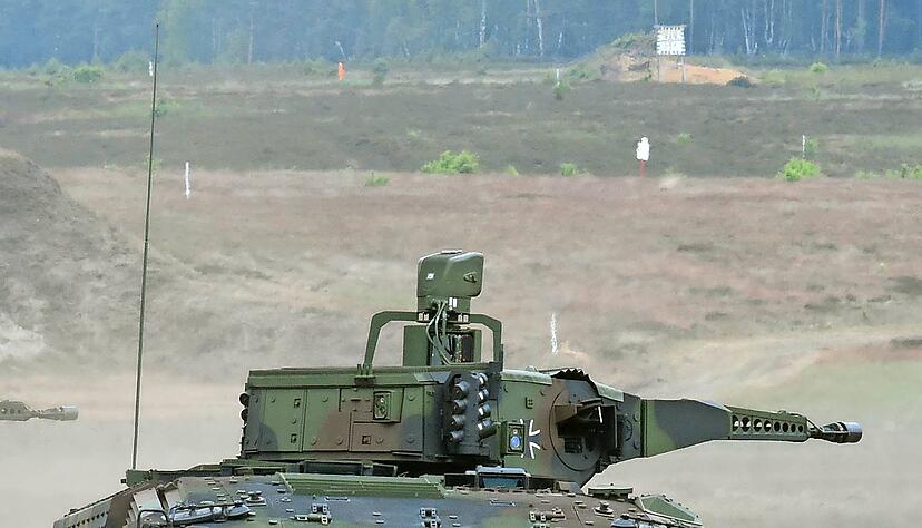 Zum Arsenal von Rheinmetall gehört der Schützenpanzer Puma.
Foto: dpa