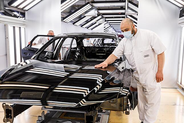 Audi Werk Neckarsulm. Foto: Archiv/Berger