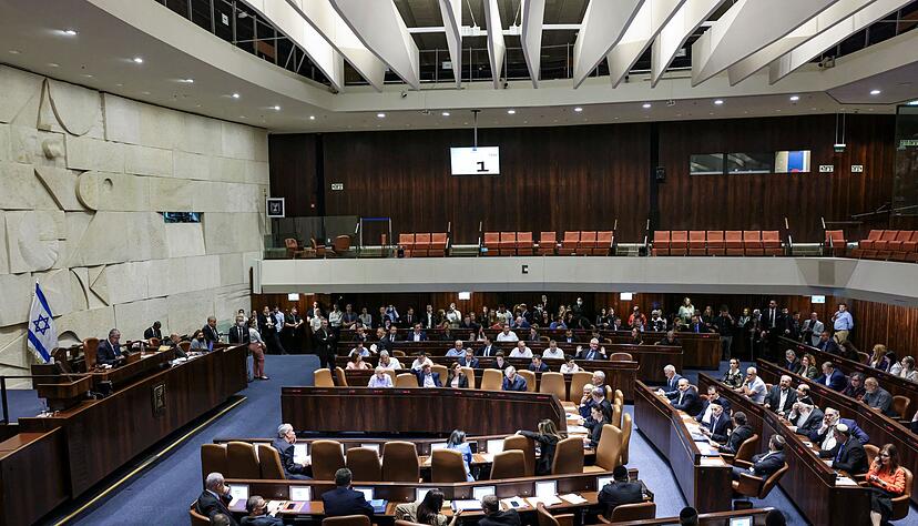 Sitzung im israelischen Parlament in Jerusalem. (Archivbild)