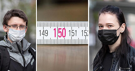 Im öffentlichen Raum muss der Abstand von 1,5 Metern weiterhin eingehalten werden.  Foto: dpa/HSt Im öffentlichen Raum muss der Abstand von 1,5 Metern weiterhin eingehalten werden.  Foto: dpa/HSt