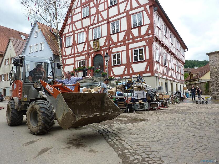 Aufräumarbeiten und Schäden in Niedernhall | 31.05.