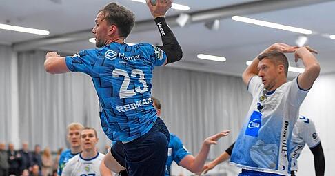 Johannes Rebmann (hier gegen Kornwestheim) ist verletzt und kann momentan keine Tore f&uuml;r den TSB Horkheim werfen.