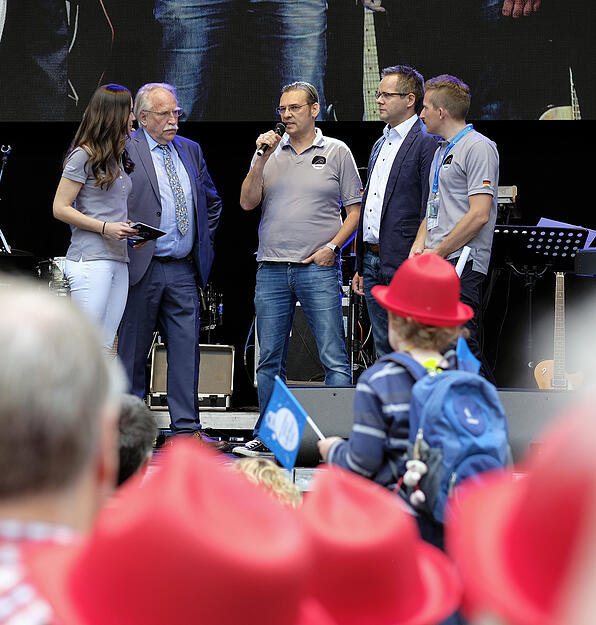 Mai 2019: Große Welcome-Party für Astronaut Alexander Gerst in Künzelsau Mai 2019: Große Welcome-Party für Astronaut Alexander Gerst in Künzelsau